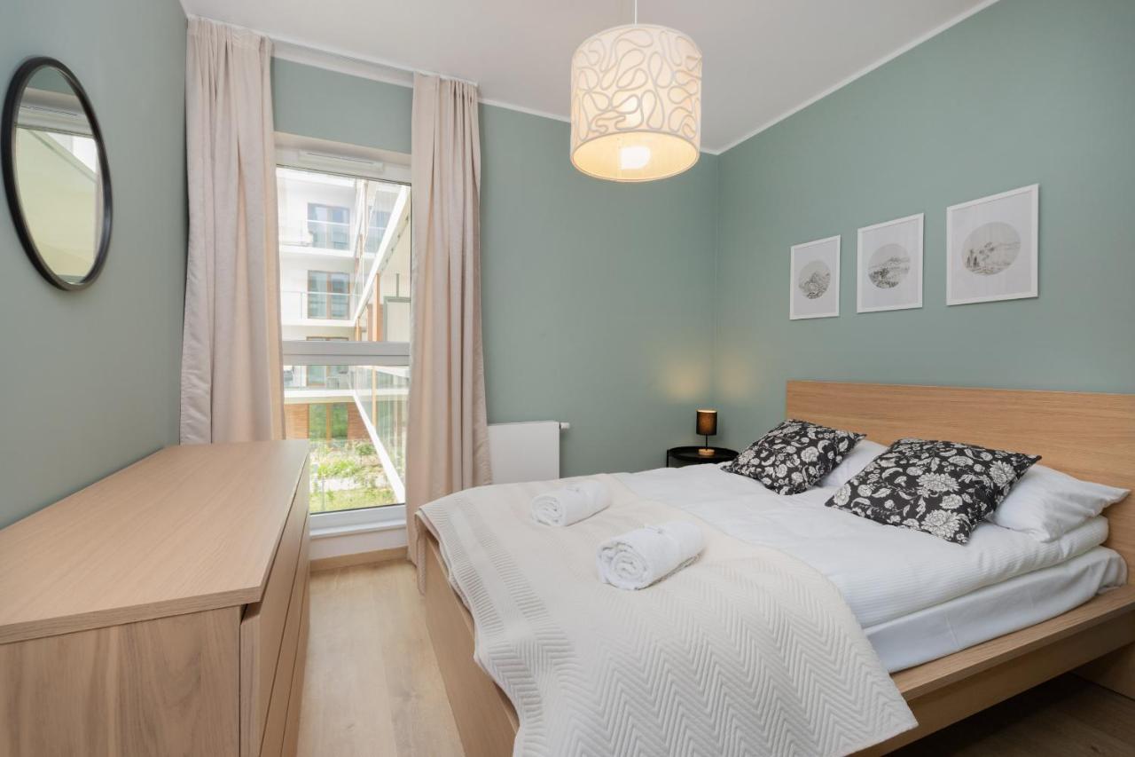Bright & Stylish Apartment With Balcony 1,5 Km To Gdansk Main City By Noclegi Renters Bagian luar foto